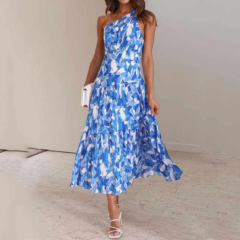 Summer Print Maxi Dress for Women
