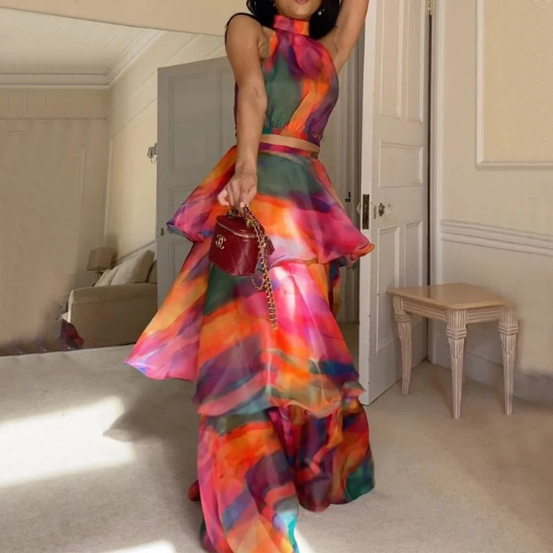 Floral Sleeveless Dress for Women