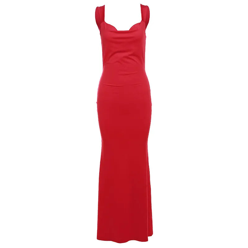 Backless Bow Slim Sheath Dress