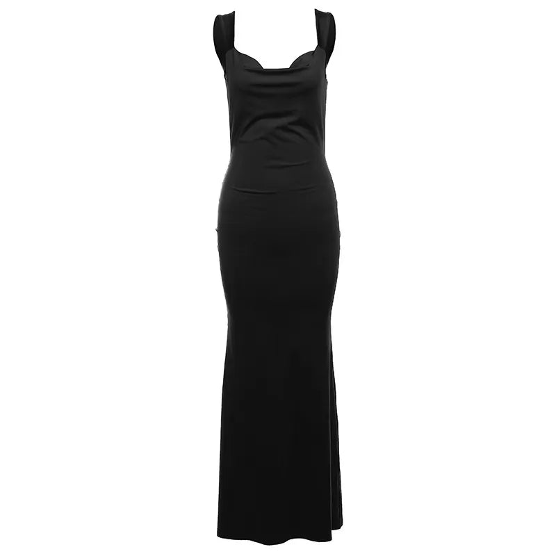 Backless Bow Slim Sheath Dress