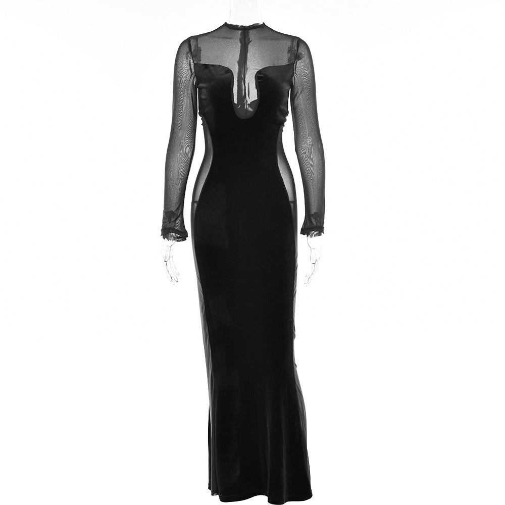 Round Neck  Dress