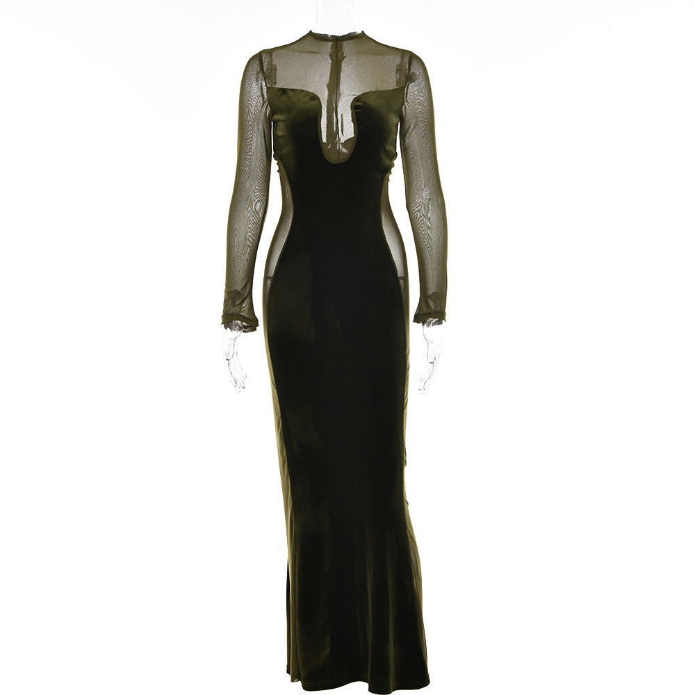 Round Neck  Dress