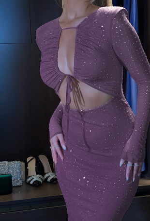 Colorful Sequin Dress