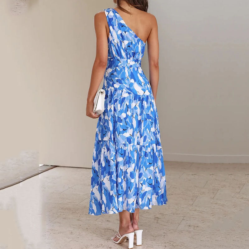Summer Print Maxi Dress for Women