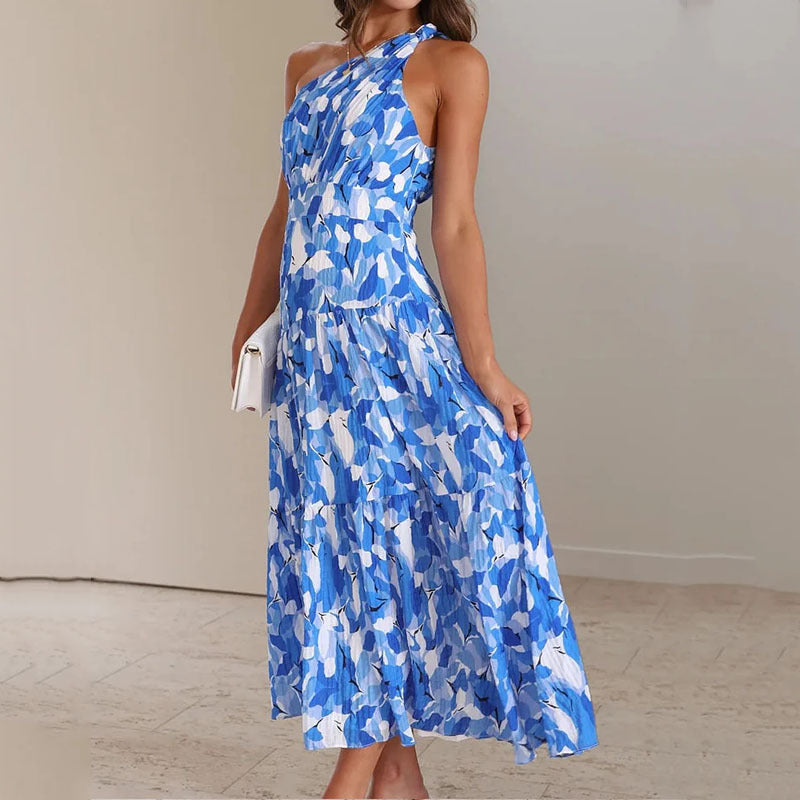 Summer Print Maxi Dress for Women
